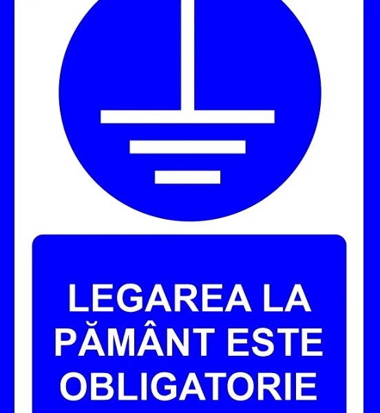Placuta legarea la pamant este obligatorie