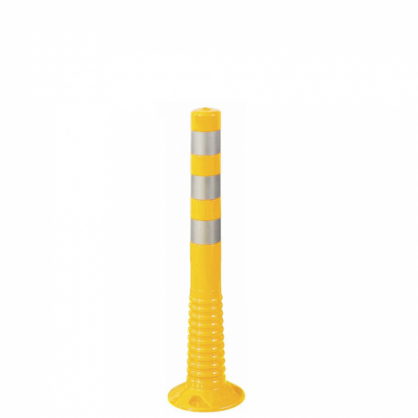 Stalp galben din cauciuc inaltime 75cm