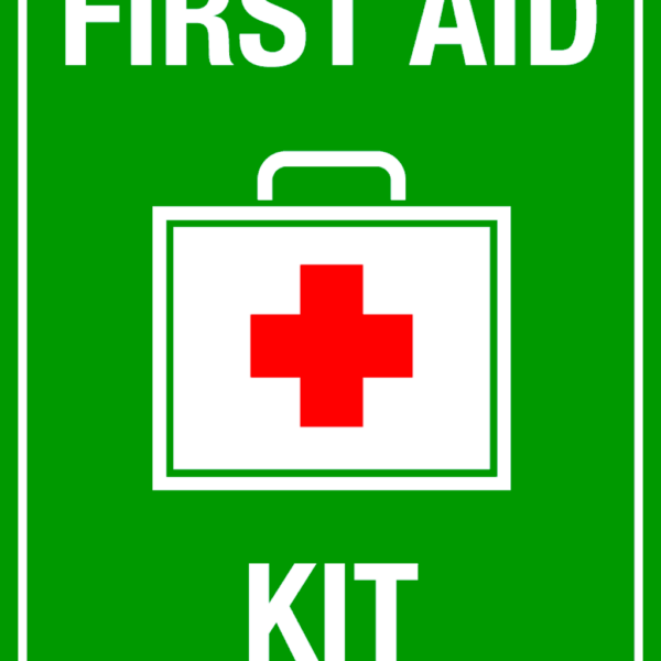 Sign first aid kit