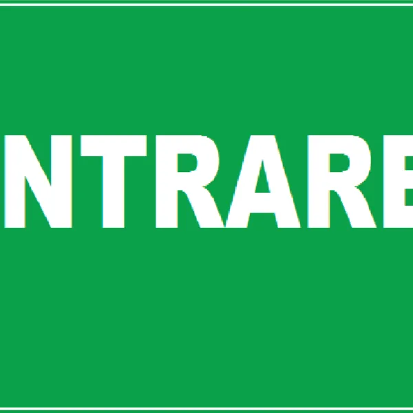 Placuta de siguranta pentru intrare