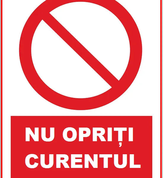 Placuta nu opriti curentul