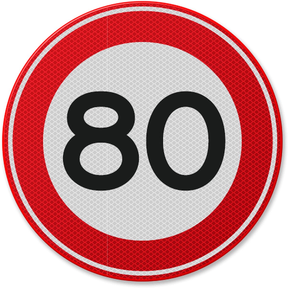 Indicator din aluminiu de circulație 80 km