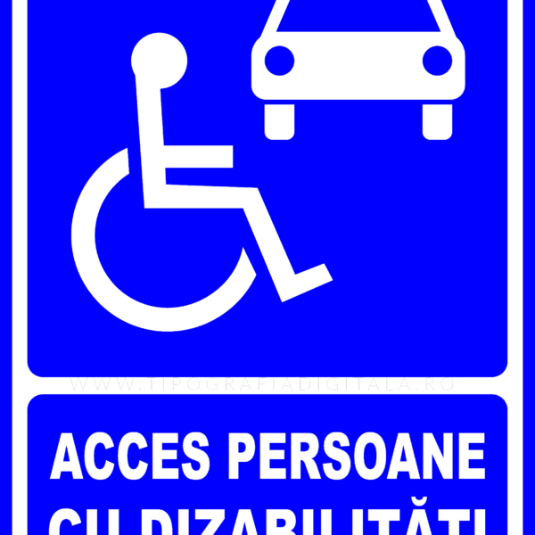 Semn pentru acces cu dizabilitati