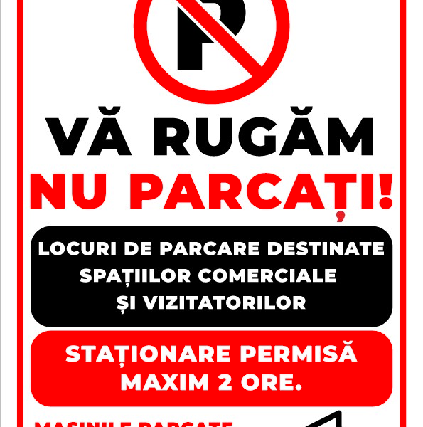 Indicator Locuri de Parcare Destinate Spatiilor Comerciale si Vizitatorilor