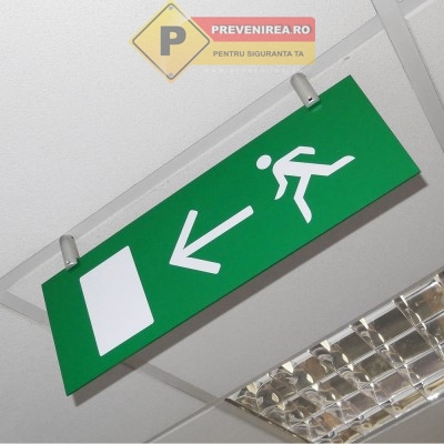 Plăcuță de ieșire pentru tavan, dublă față, cu prindere inclusă
