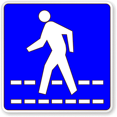 Indicator pieton