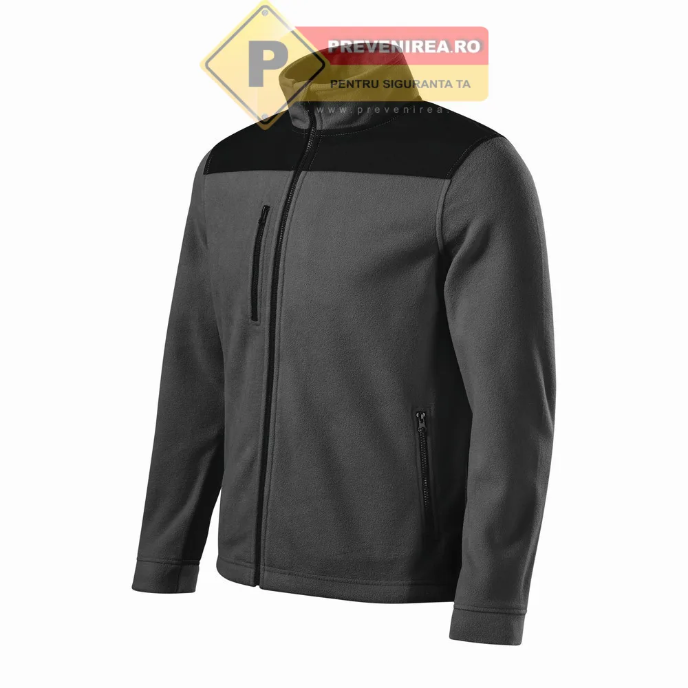 Jachete polar unisex gri deschis pentru protectie