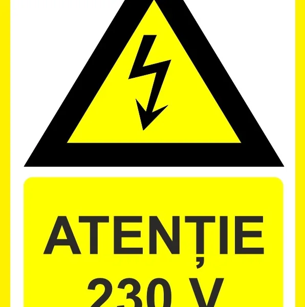 Placuta atentie 230v