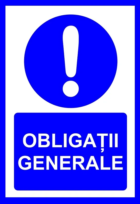 Placuta pentru obligatii generale