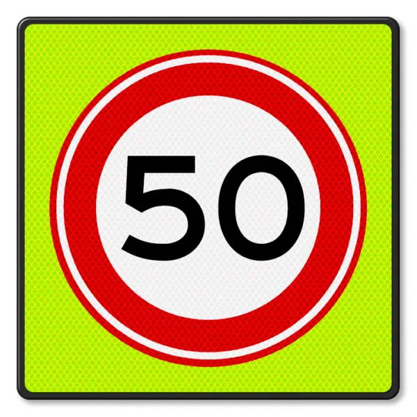 Placuta de circulatie Viteza maxima 50 km