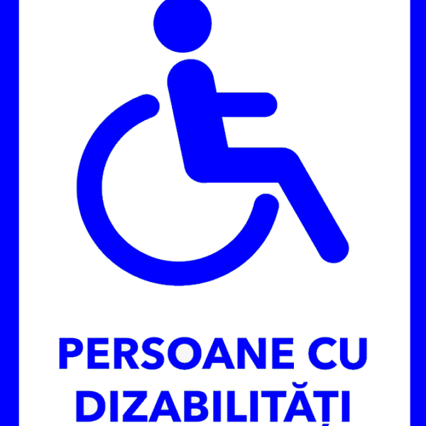 Semn pentru persoana cu dizabilitate