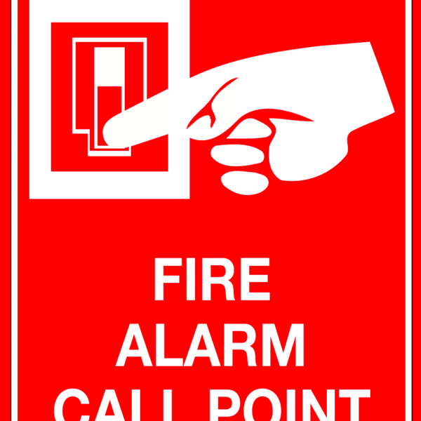 Sign fire alarm call point
