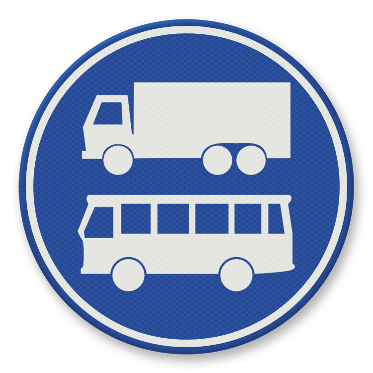 Indicator Aluminiu Banda Obligatorie Autobuze și Camioane - Semnalizare Rutieră Durabilă și Vizibilă