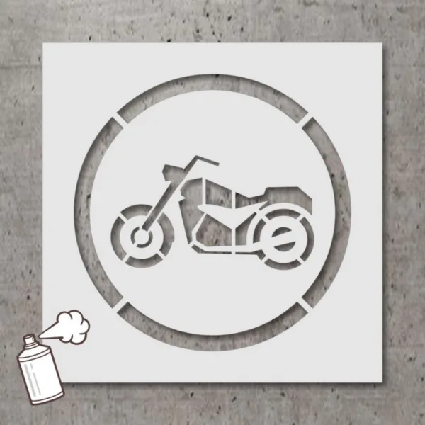 Șabloane pentru Marcarea Parcărilor și Zonelor pentru Motociclete