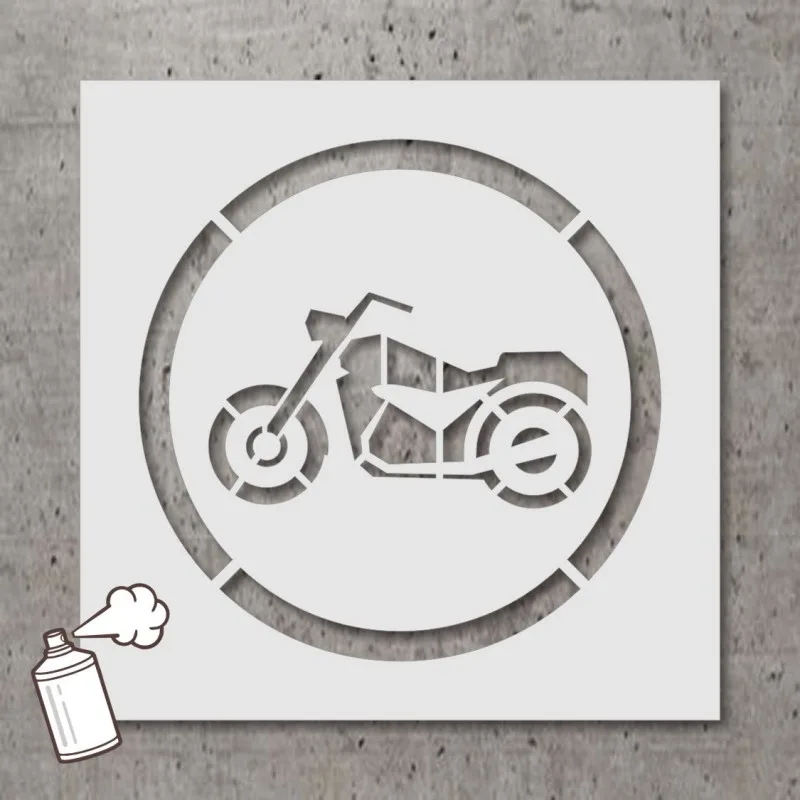 Șabloane pentru Marcarea Parcărilor și Zonelor pentru Motociclete