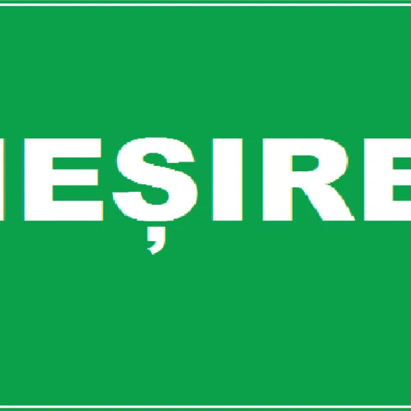 Placuta de siguranta pentru iesire