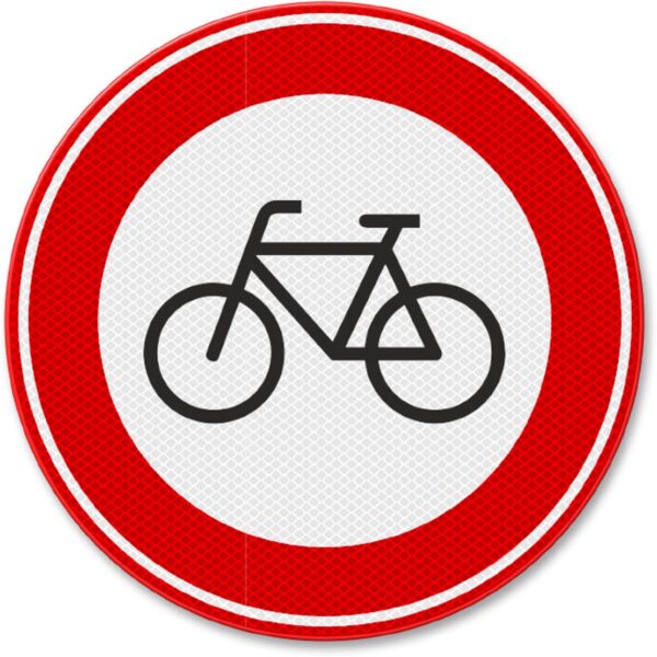 Semn de circulație interzis pentru biciclete