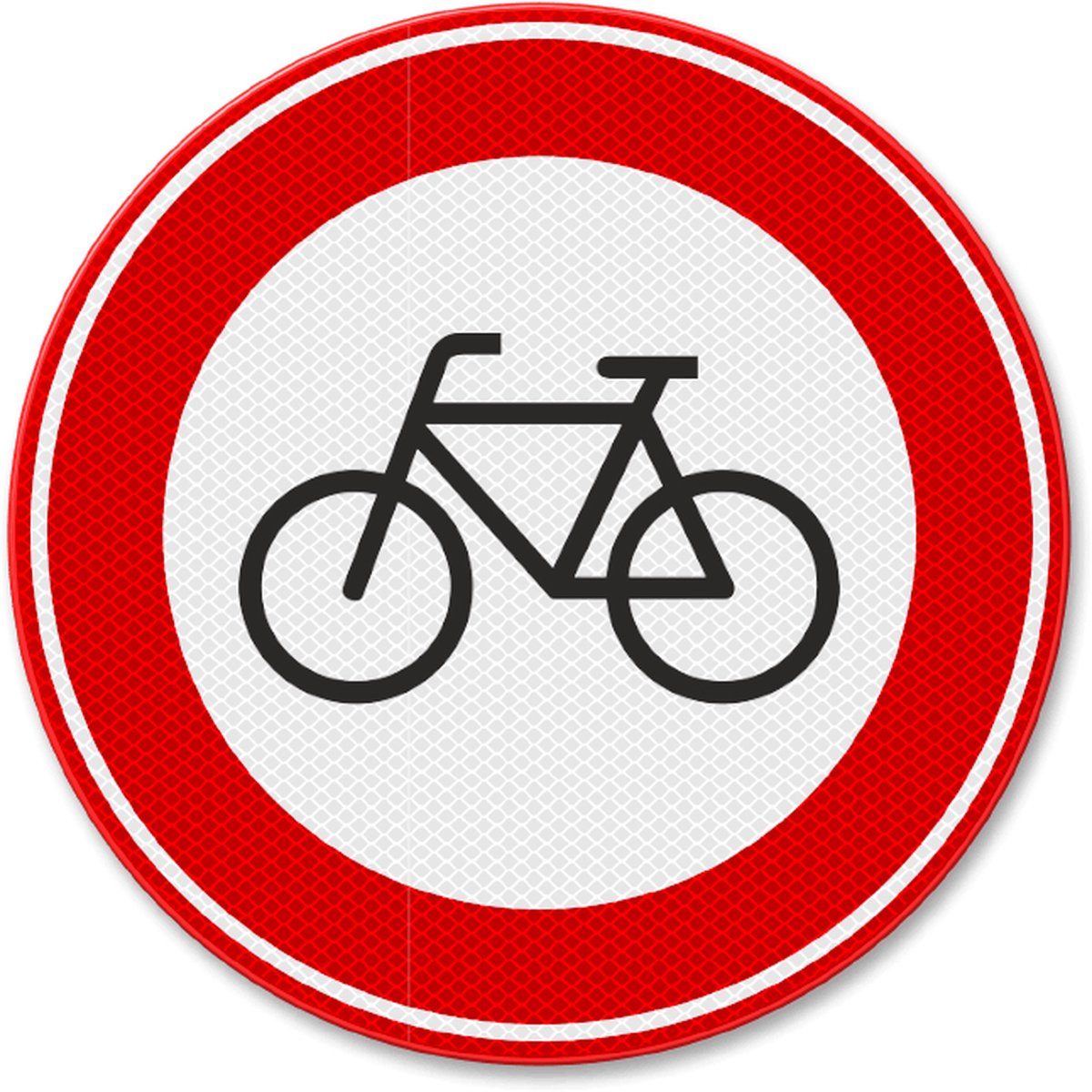 Semn de circulație interzis pentru biciclete