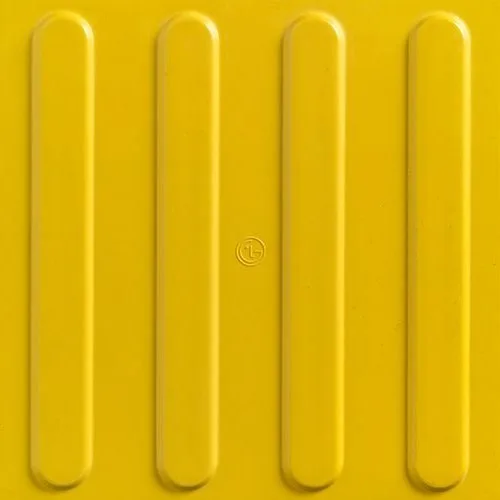 Marcaje tactile galbene pentru nevăzători - orientare și siguranță