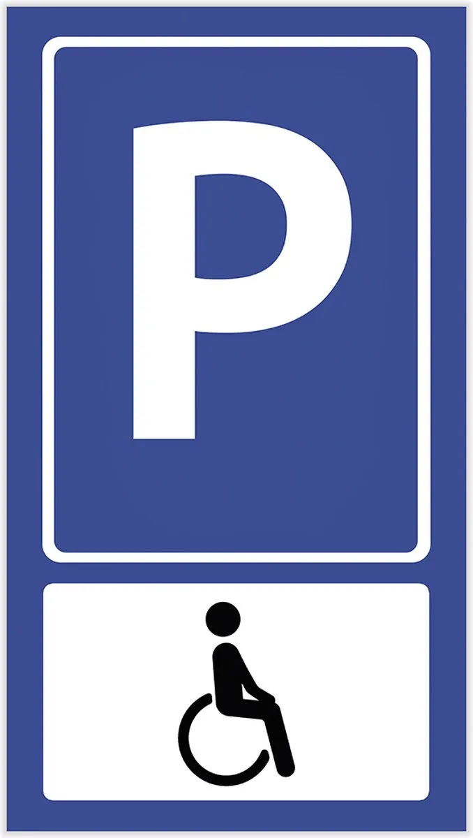 Placuta pentru rezervare parcare persoana cu handicap