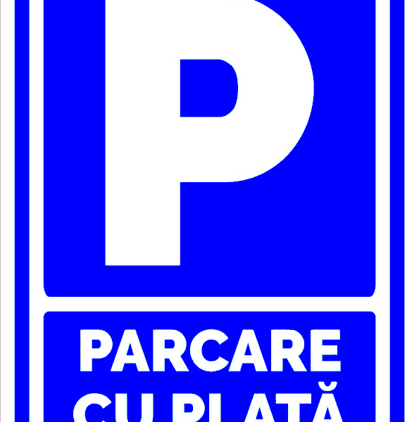 Indicator pentru parcari cu plata