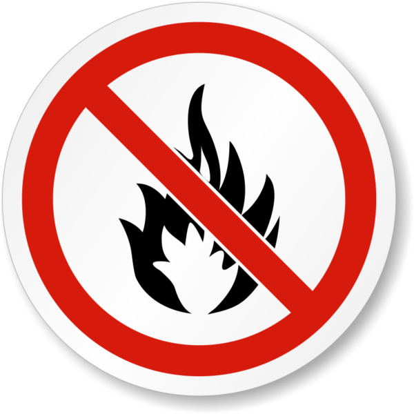 Etichete și Stickere de Siguranță - Interzicerea Focului | Protecție și Prevenire Incendii