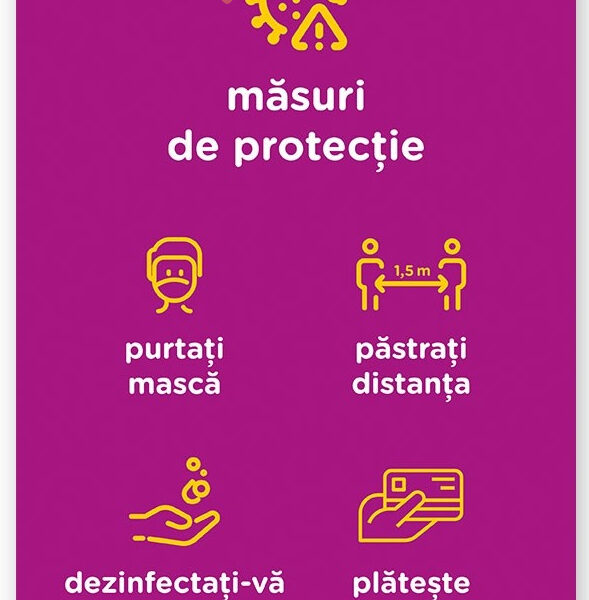 Placuta pentru masuri de protectie