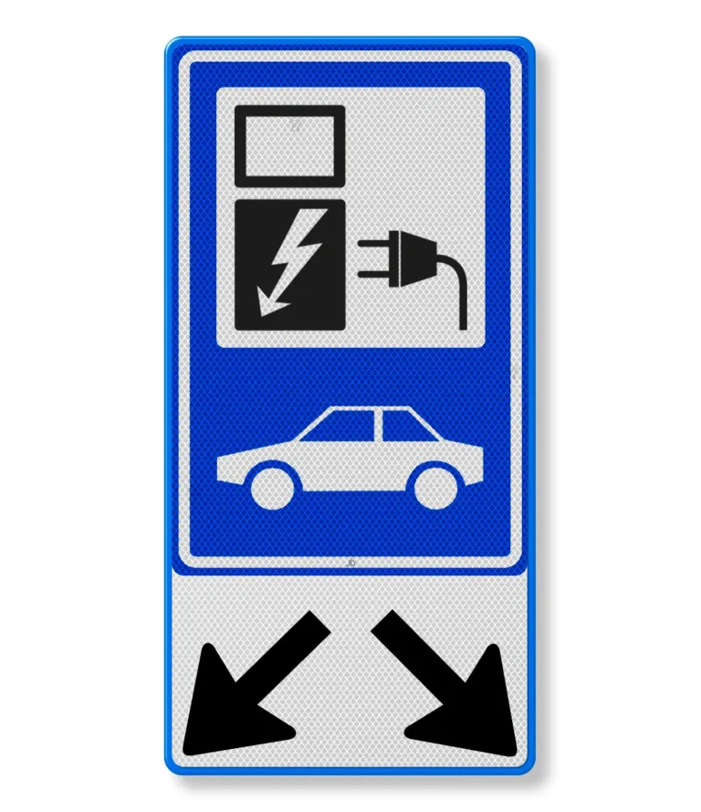 Placuta de circulație mașină electrică stanga si dreapta