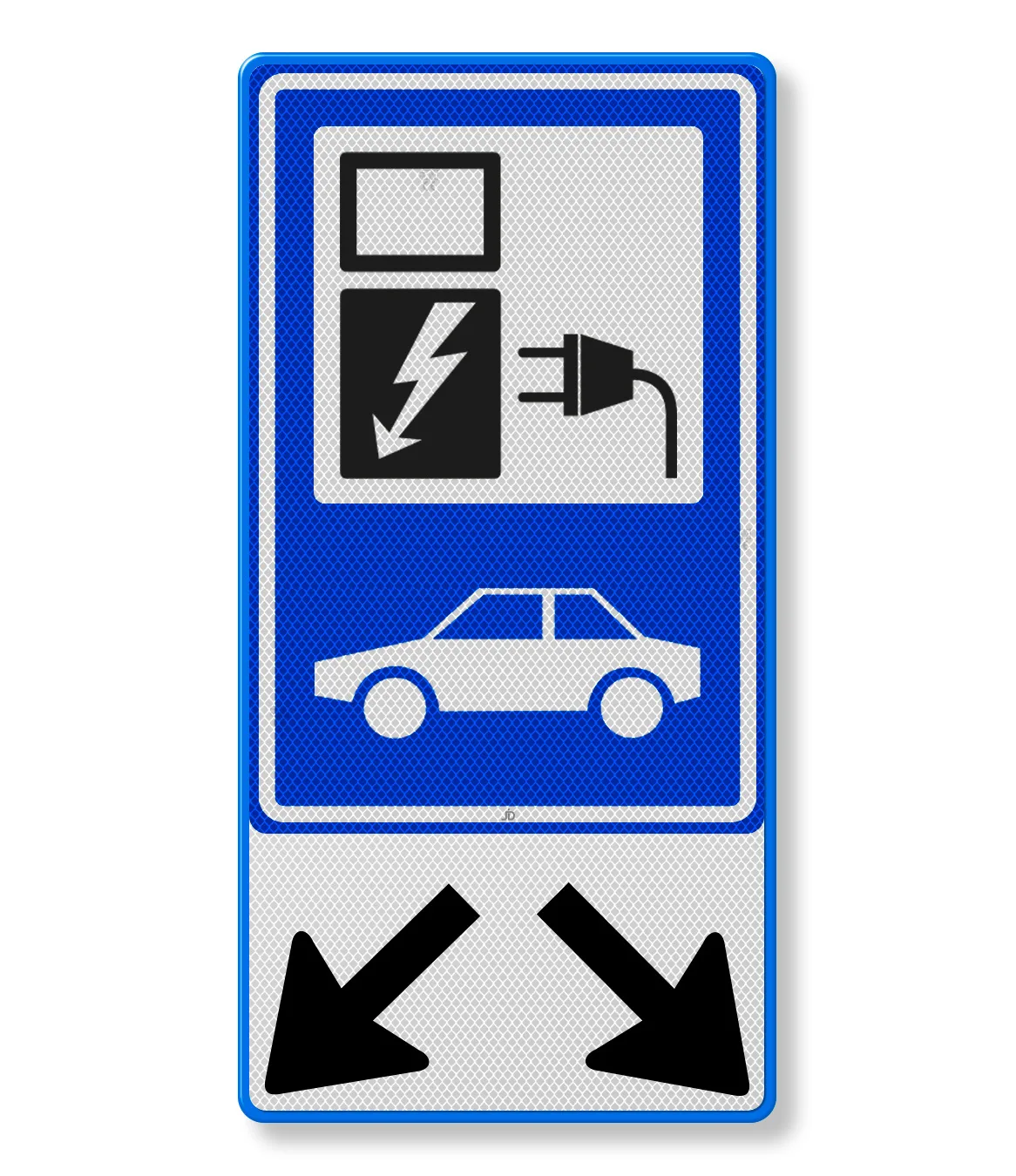 Placuta de circulație mașină electrică stanga si dreapta