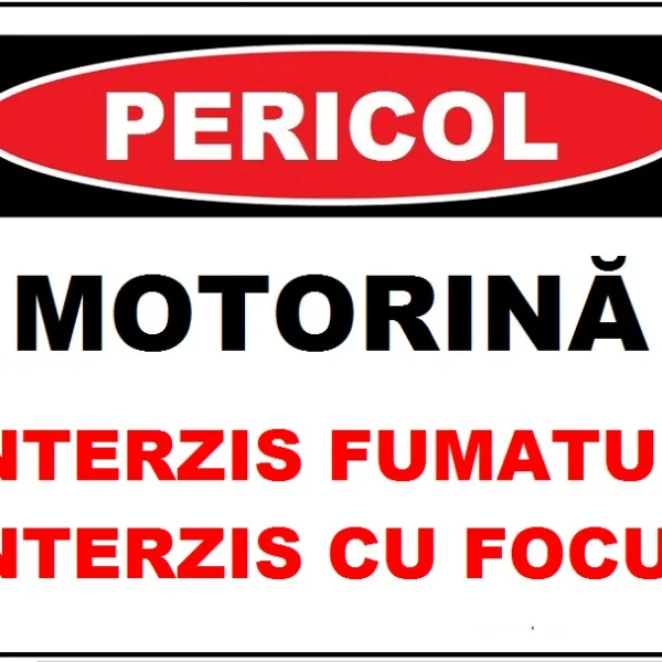 Placuta pentru motorina
