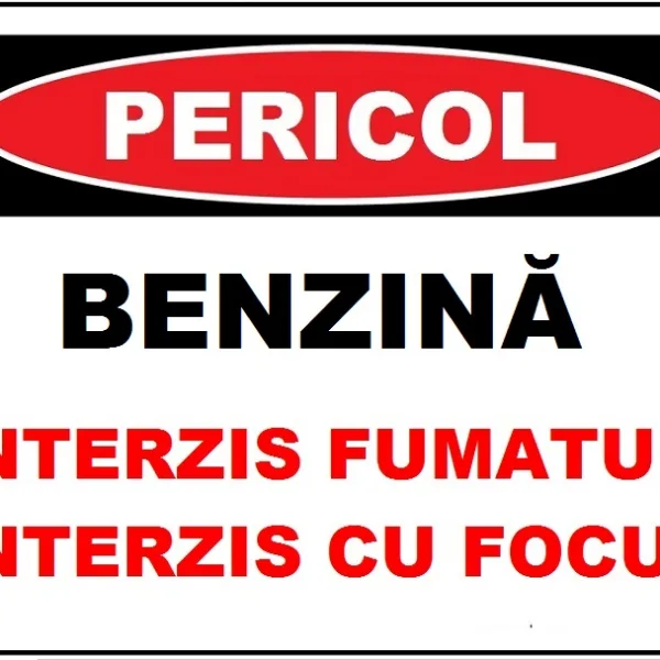 Placuta pentru benzina