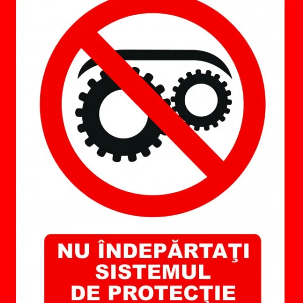 Placuta nu indepartati sistemul de protectie