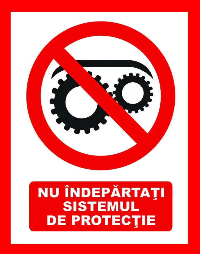 Placuta nu indepartati sistemul de protectie