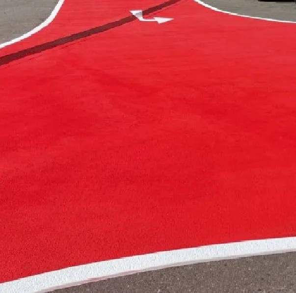 Vopsea pentru asfalt si beton rosie