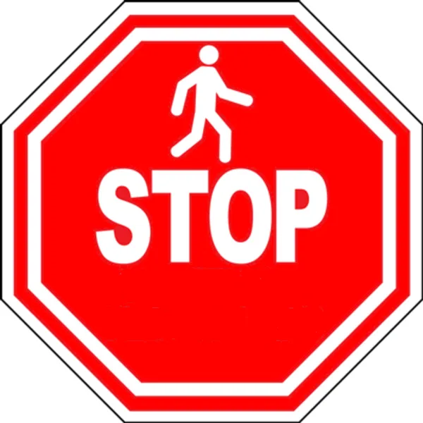 Etichetă de Podea „STOP” pentru Traseu - Sticker de Pardoseală Industrial Profesional