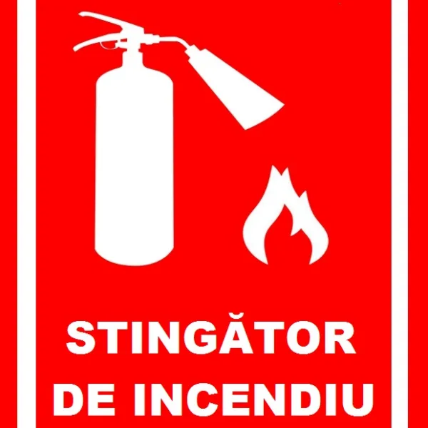 Placuta pentru stingator de incendiu