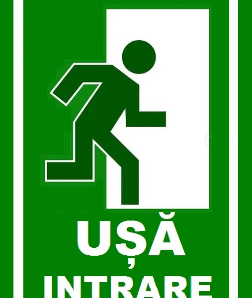 Placuta pentru usa de intrare