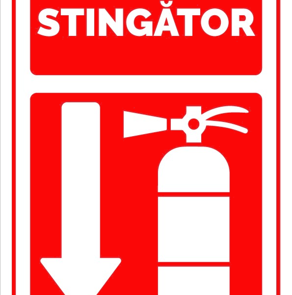 Indicatoare cu Săgeată pentru Stingător