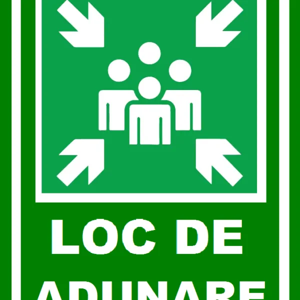 Placuta pentru loc de adunare