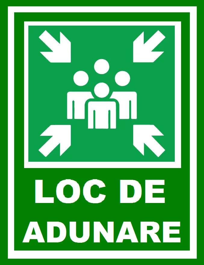 Placuta pentru loc de adunare