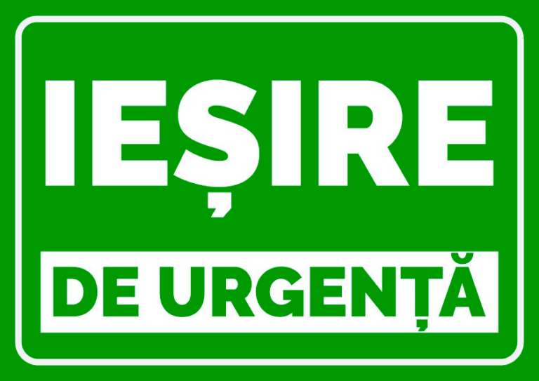 Semn pentru iesire de urgenta
