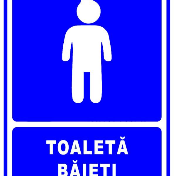 Indicator Toaletă Băieţi | Semnalizare WC