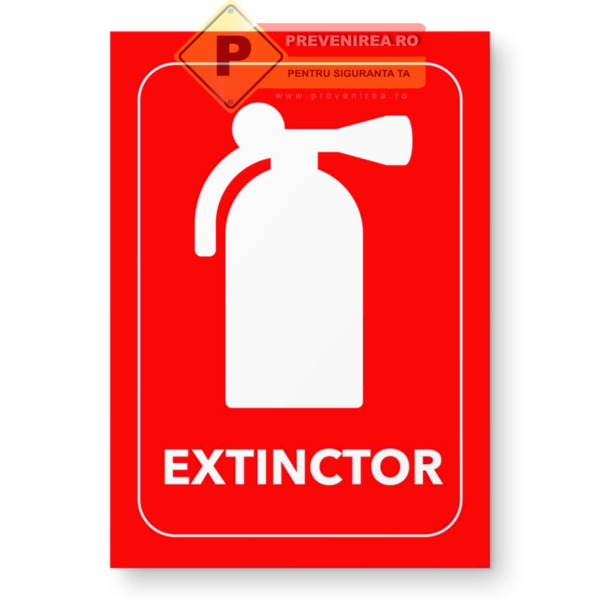 Indicatoare extinctoare PSI - semne de siguranță incendiu, conforme ISU