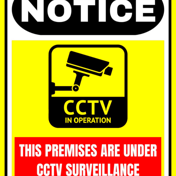 Security Camera Sign