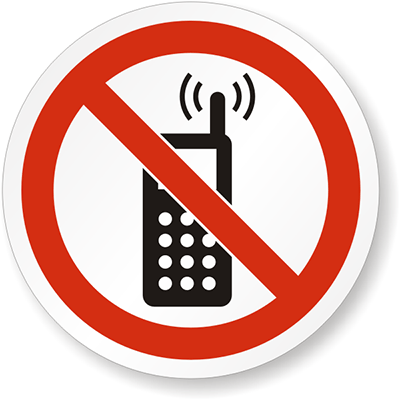 Etichetă Telefon Interzis - Controlează Accesul și Protejează Spațiul