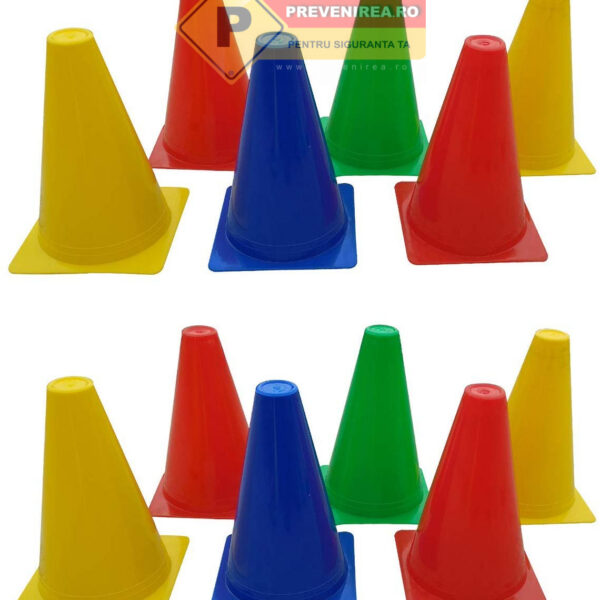 Conuri colorate din plastic personalizate pentru copii - Grădinițe, școli și locuri de joacă