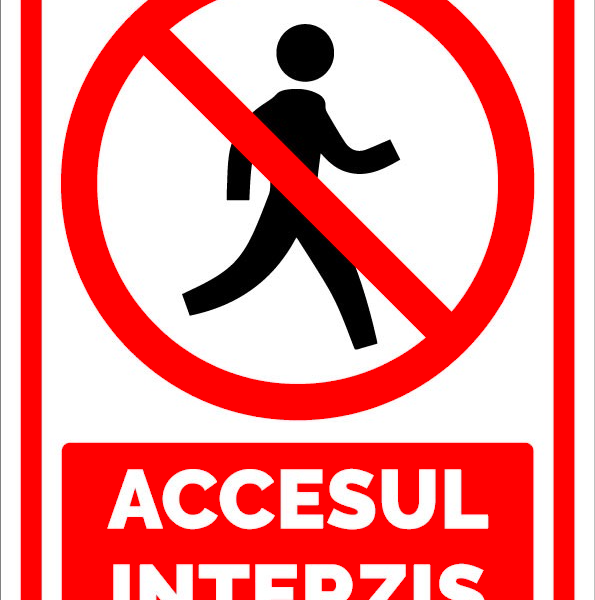 Semn de accesul interzis