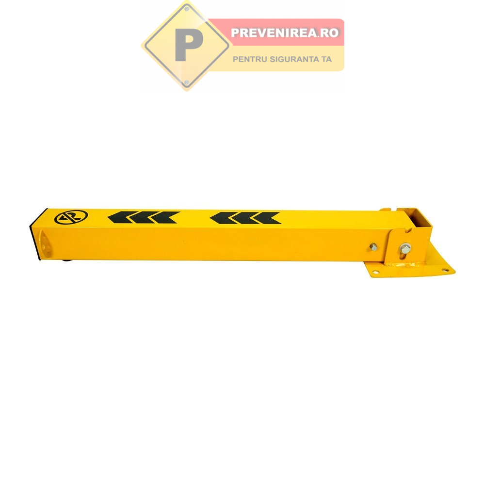Stalp galben de protectie pentru parcare