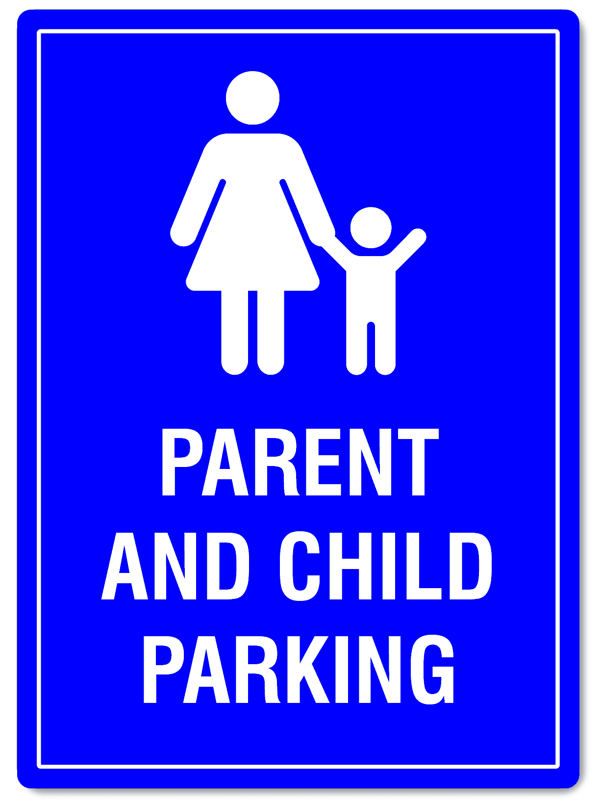 Parent And Child Parking Sign