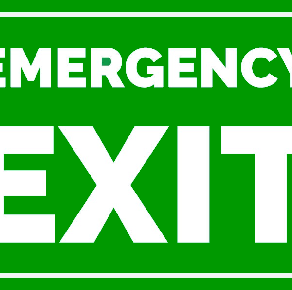 Indicator pentru emergency exit